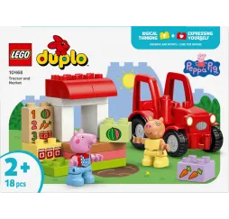 LEGO Klocki DUPLO Peppa Pig 10468 Ciągnik i rynek