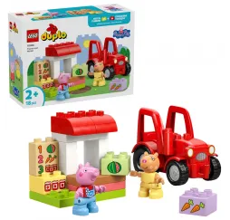 LEGO Klocki DUPLO Peppa Pig 10468 Ciągnik i rynek