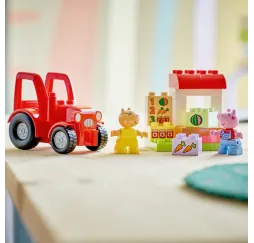 LEGO Klocki DUPLO Peppa Pig 10468 Ciągnik i rynek