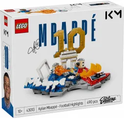 LEGO Klocki Editions 43013 Kylian Mbappé - piłkarskie momenty