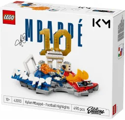 LEGO Klocki Editions 43013 Kylian Mbappé - piłkarskie momenty