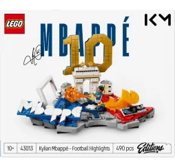 LEGO Klocki Editions 43013 Kylian Mbappé - piłkarskie momenty