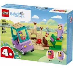LEGO Klocki Bluey 11216 Babunie z Bingo i Blue
