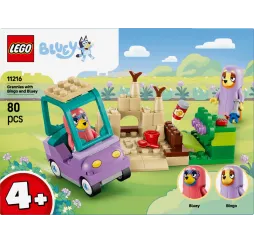 LEGO Klocki Bluey 11216 Babunie z Bingo i Blue