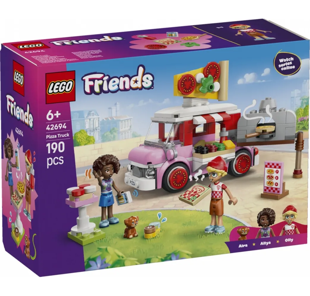LEGO Klocki Friends 42694 Furgonetka z pizzą