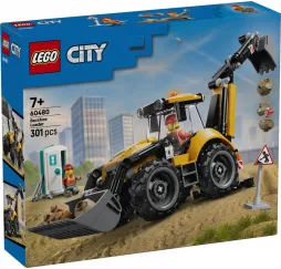 LEGO Klocki City 60480 Żółta koparko-ładowarka