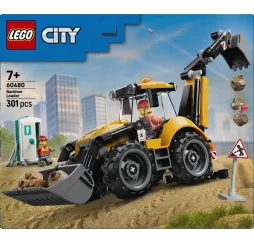 LEGO Klocki City 60480 Żółta koparko-ładowarka