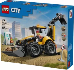 LEGO Klocki City 60480 Żółta koparko-ładowarka