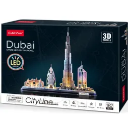 Cubic Fun Puzzle 3D LED Dubaj