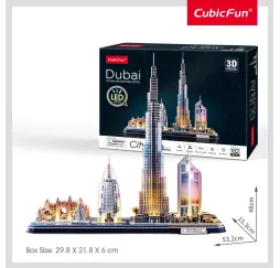 Cubic Fun Puzzle 3D LED Dubaj