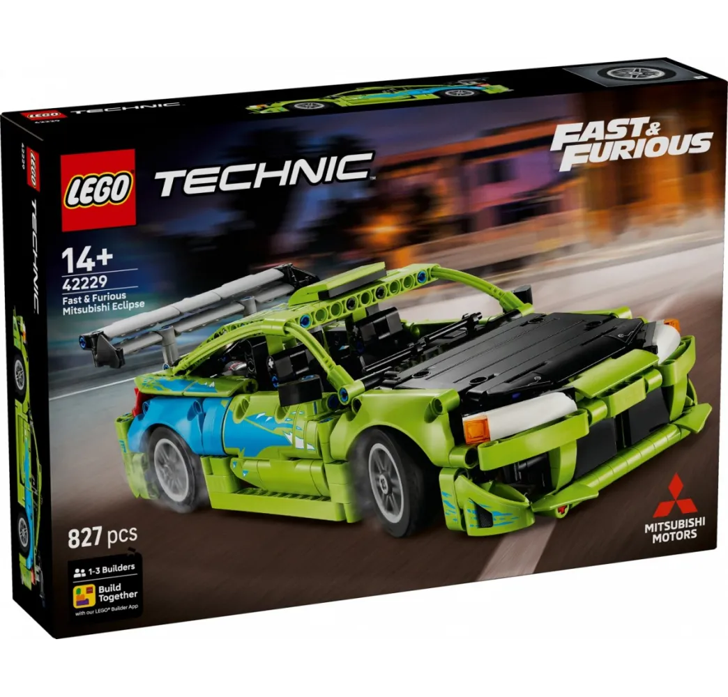 LEGO Klocki Technic 42229 Samochód Fast and Furious Mitsubishi Eclipse