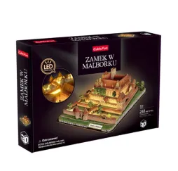 Cubic Fun Puzzle 3D Zamek w Malborku LED