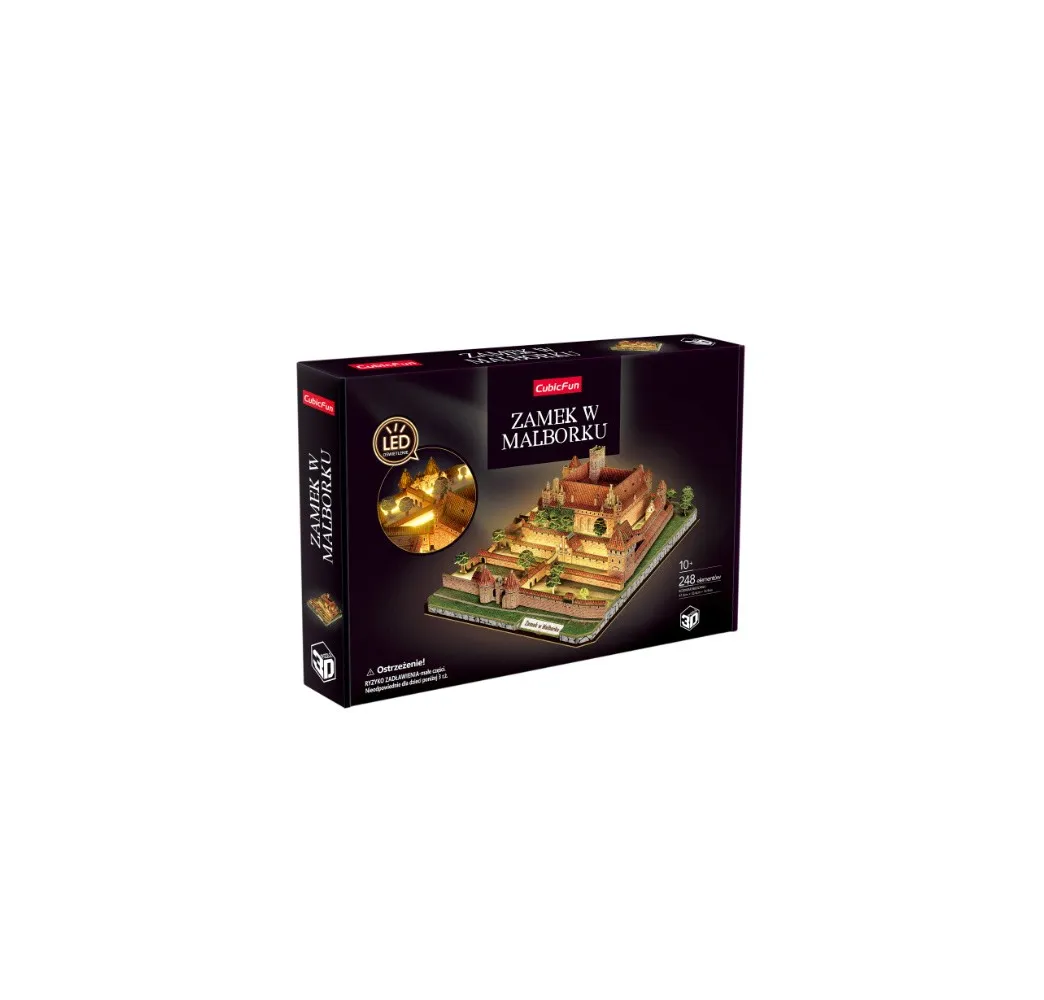 Cubic Fun Puzzle 3D Zamek w Malborku LED