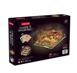 Cubic Fun Puzzle 3D Zamek w Malborku LED