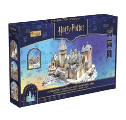 Cubic Fun Puzzle 3D - Harry Potter Zamek Hogwart w śniegu LED