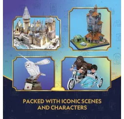 Cubic Fun Puzzle 3D - Harry Potter Zamek Hogwart w śniegu LED