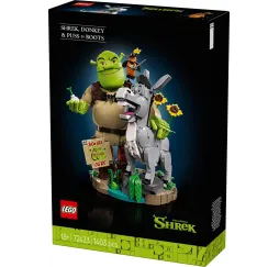 LEGO Klocki Shrek 72423 Shrek, Osioł i Kot w butach
