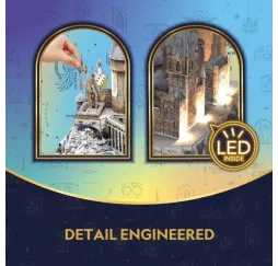 Cubic Fun Puzzle 3D - Harry Potter Zamek Hogwart w śniegu LED