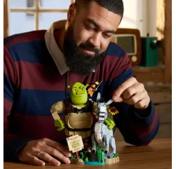 LEGO Klocki Shrek 72423 Shrek, Osioł i Kot w butach