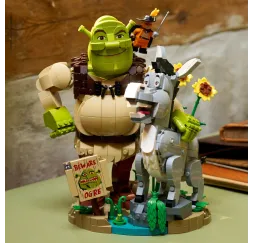 LEGO Klocki Shrek 72423 Shrek, Osioł i Kot w butach
