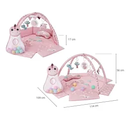 Milly Mally Mata edukacyjna Dino Pink TinyMini różowa