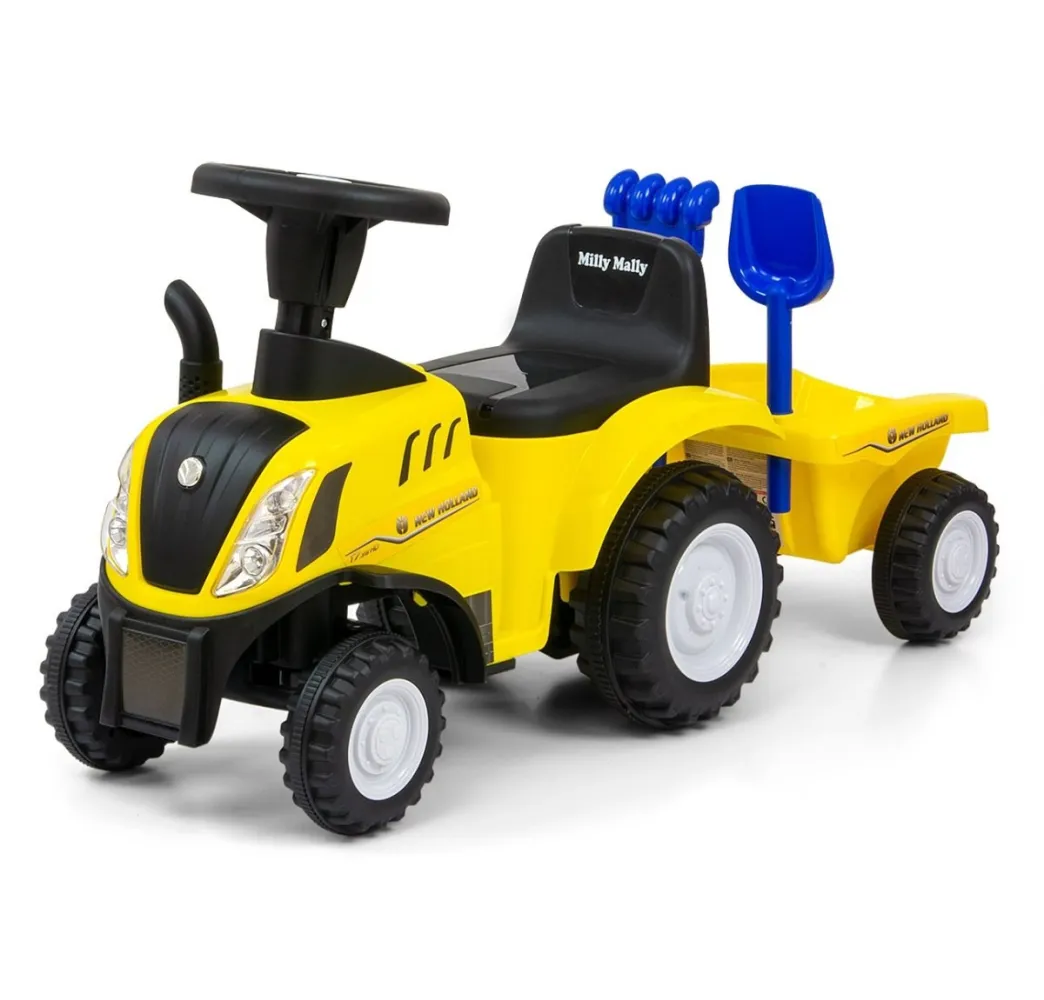 Milly Mally Jeździk Pojazd New Holland T7 Traktor żółty