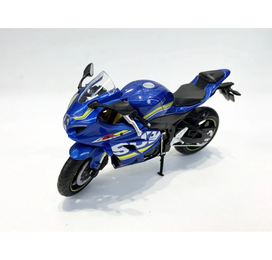Pulio Motocykl MSZ 1/12 Suzuki GSX-R1000 niebieski