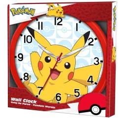 Kids Euroswan Zegar ścienny Pokemon Pikachu 25cm