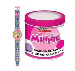 Pulio Zegarek analogowy w puszce Diakakis - Minnie