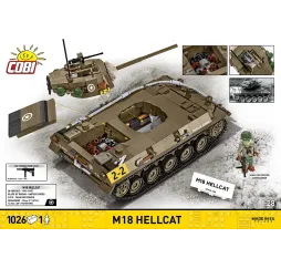 Cobi Klocki M18 Hellcat 1026 klocków