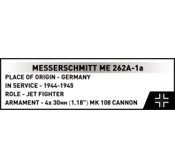 Cobi Klocki Messerschmitt Me-262-1A 505 klocków