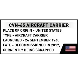 Cobi Klocki CVN-65 Aircraft Carrier 6131 klocków