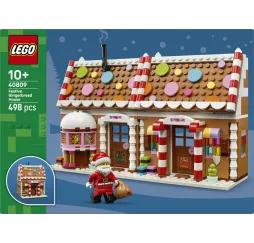 LEGO Klocki Iconic 40809 Świąteczna chatka z piernika