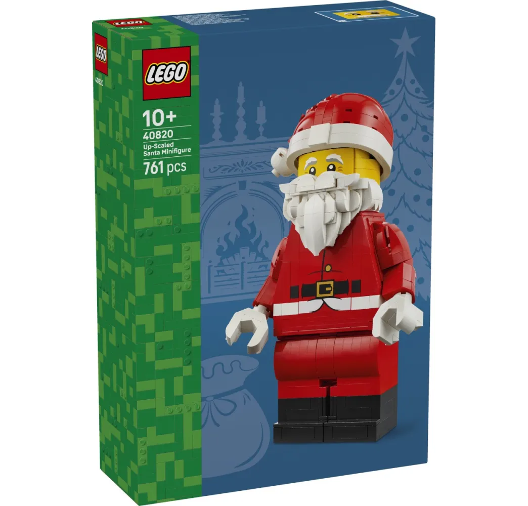 LEGO Klocki Iconic 40820 Powiększona minifigurka Świętego Mikołaja