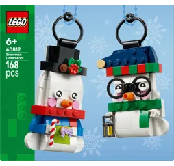 LEGO Klocki Iconic 40812 Ozdoby z bałwankami