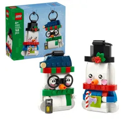 LEGO Klocki Iconic 40812 Ozdoby z bałwankami