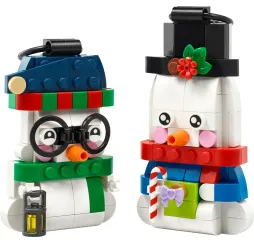 LEGO Klocki Iconic 40812 Ozdoby z bałwankami