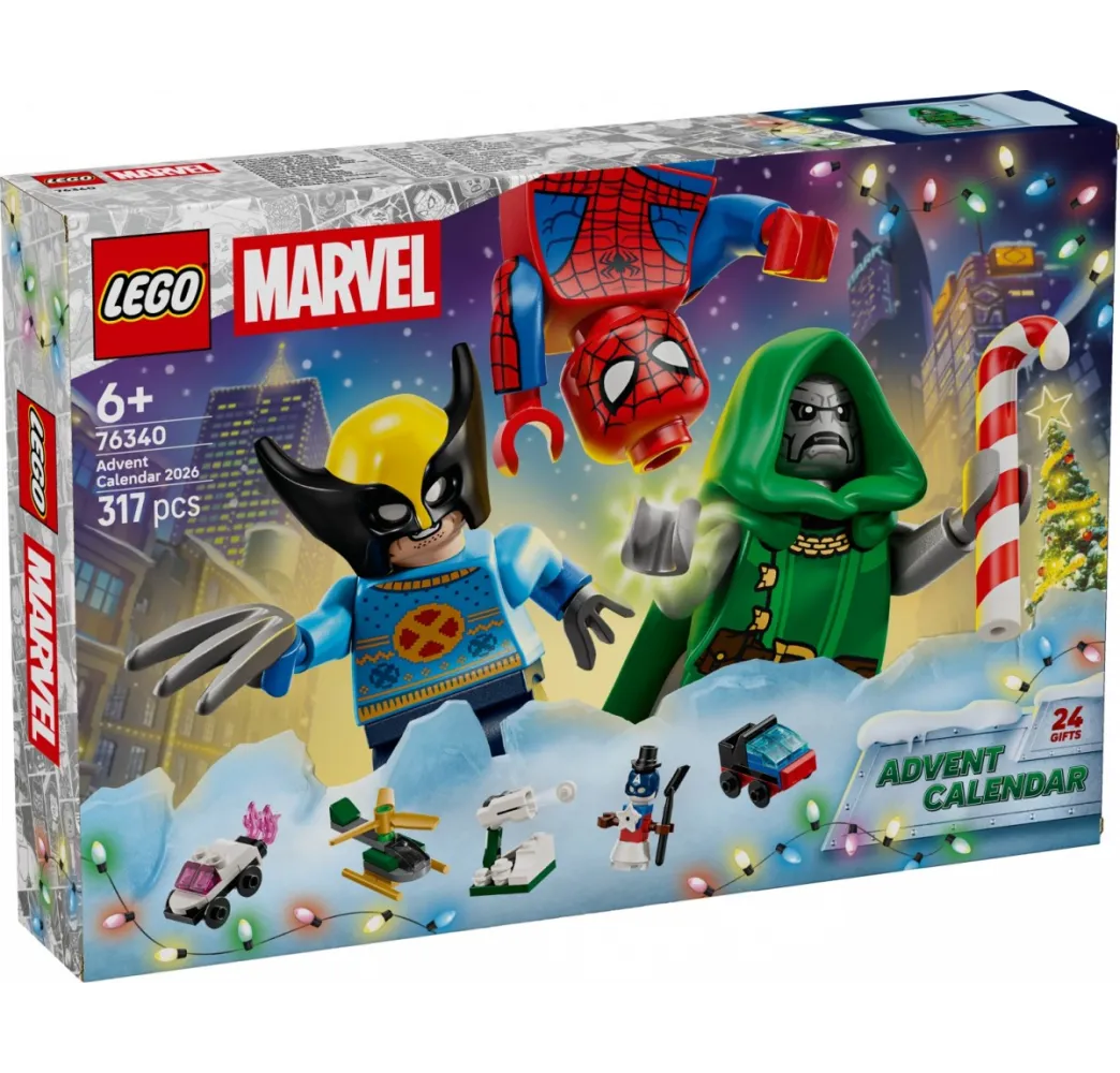 LEGO Klocki Super Heroes Marvel - kalendarz adwentowy