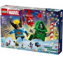LEGO Klocki Super Heroes Marvel - kalendarz adwentowy