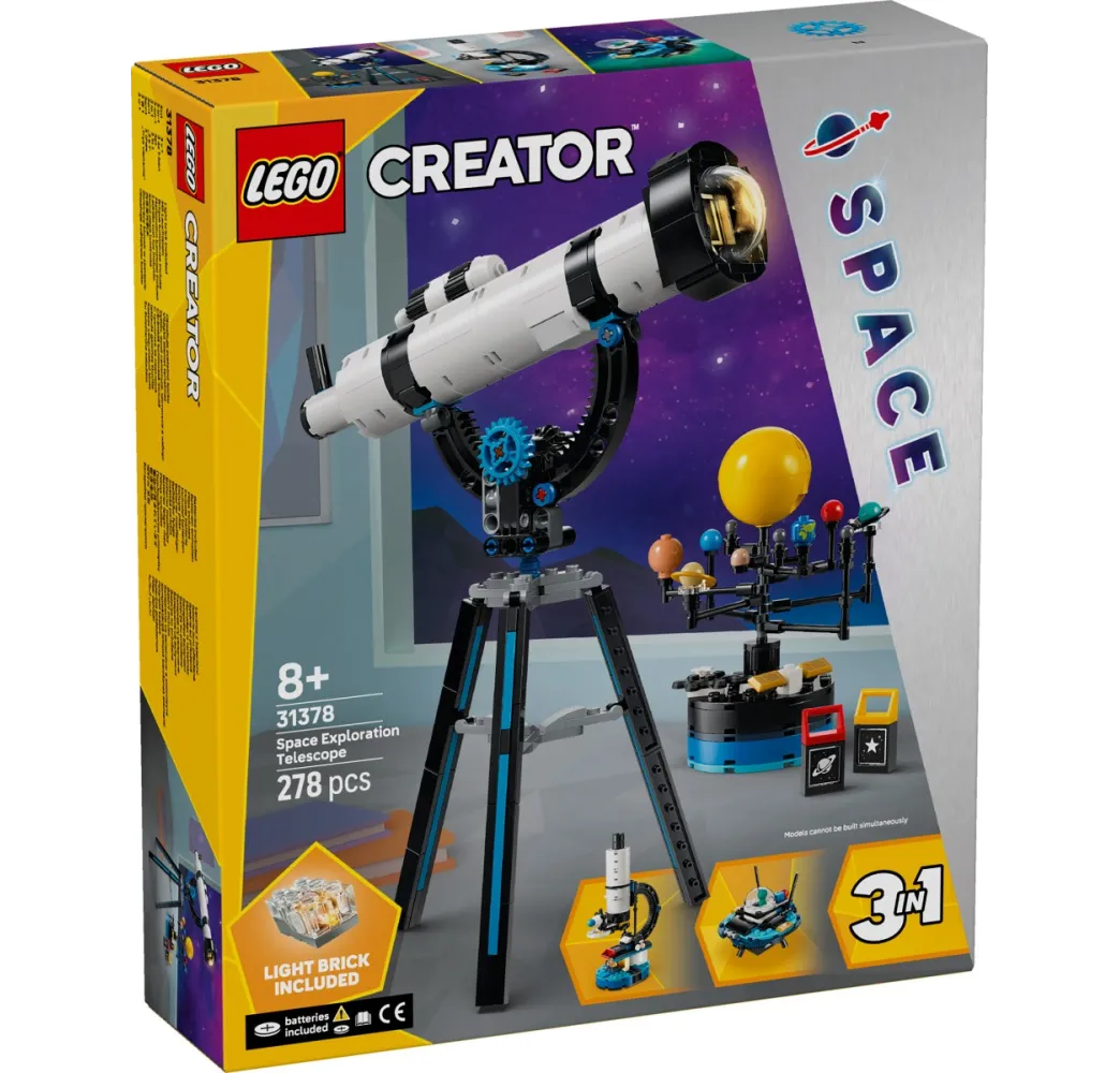LEGO Klocki Creator 31378 Teleskop do odkrywania kosmosu