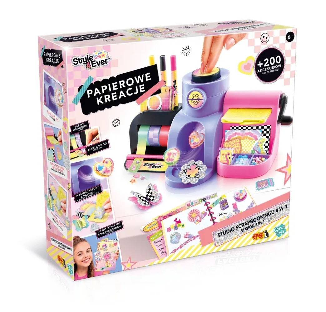 Epee Zestaw Papierowe Kreacje Studio Scrapbooking 4w1