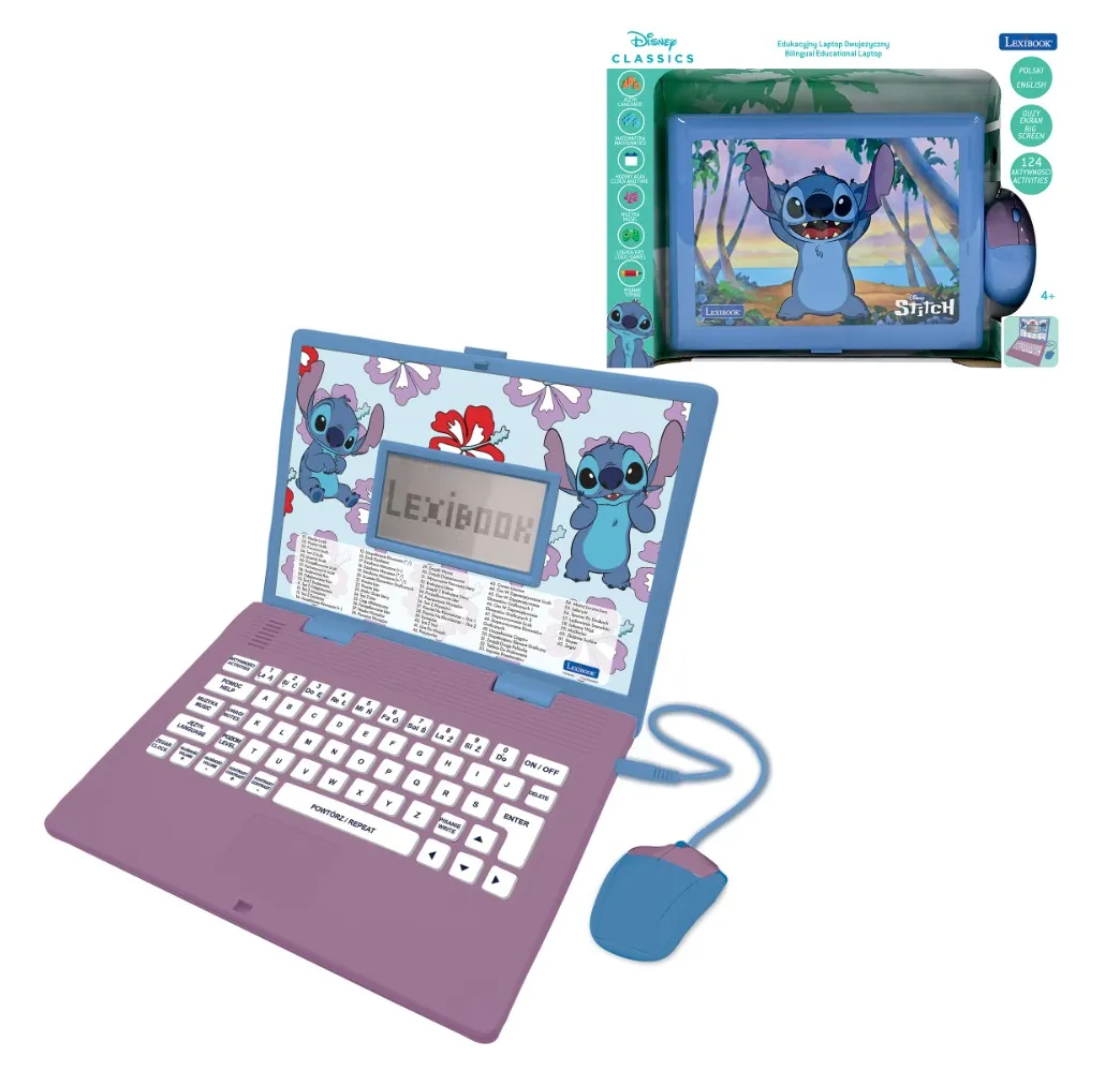 Epee Laptop edukacyjny 124 funkcje Stitch