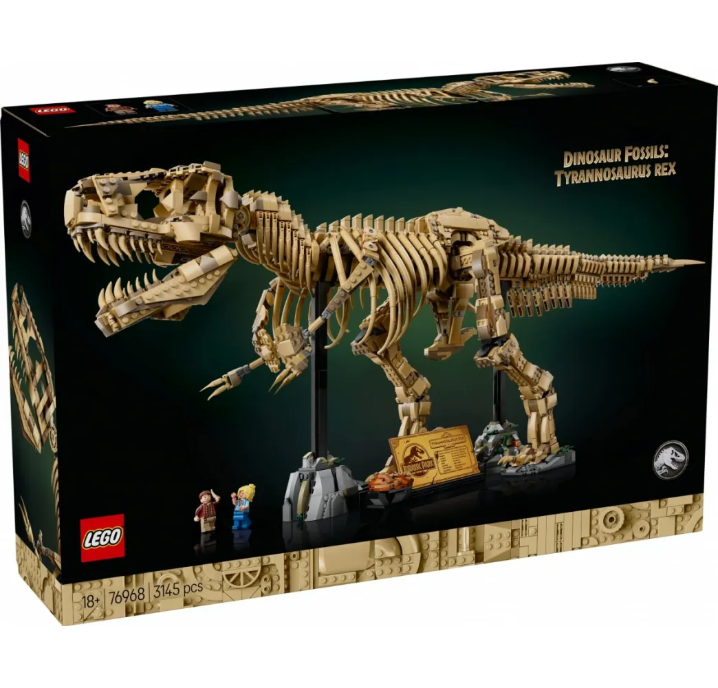 LEGO Klocki Jurassic World 76968 Szkielety dinozaurów: tyranozaur