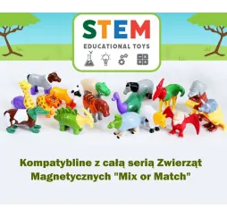 Zestaw Malik Malblo Magnetic Zwierzęta z dżungli