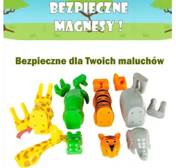 Zestaw Malik Malblo Magnetic Zwierzęta z dżungli