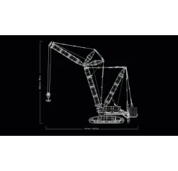 Klocki Technic 42146 Żuraw gąsienicowy Liebherr LR 13000