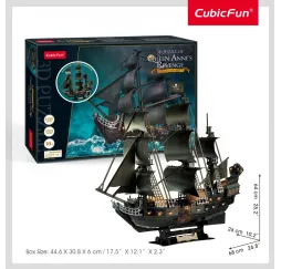 Puzzle 3D LED Królowa Anna