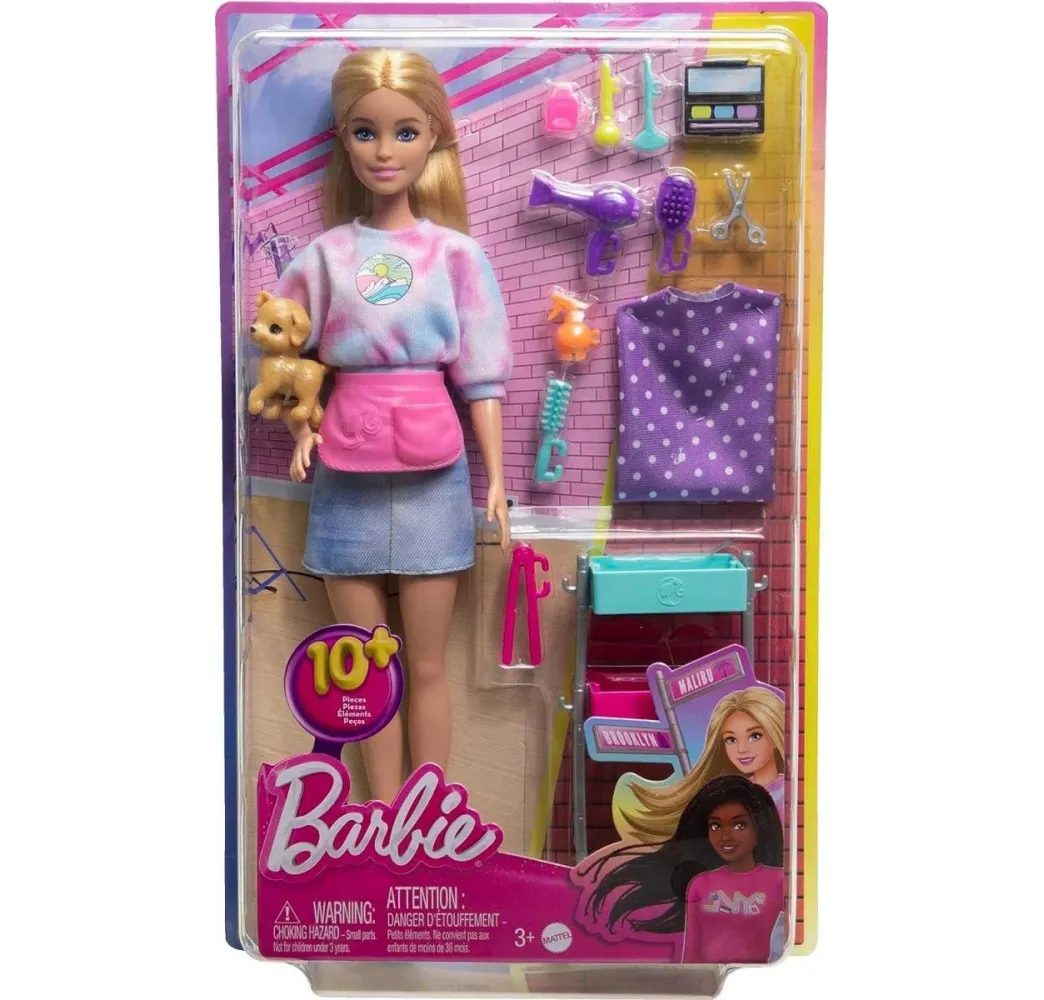 Lalka Barbie Malibu Stylistka