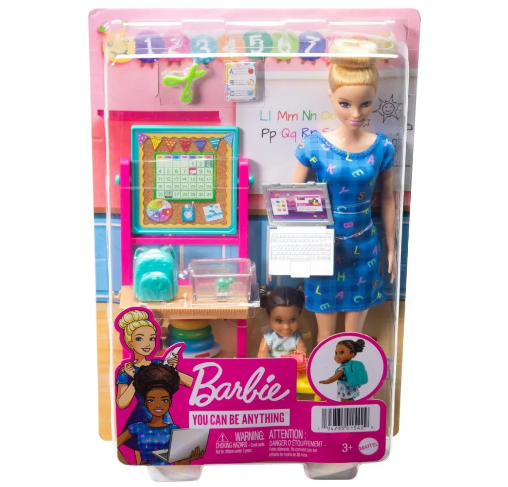 Lalka Barbie Nauczycielka HCN19