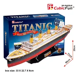 Puzzle 3D Titanic Duży